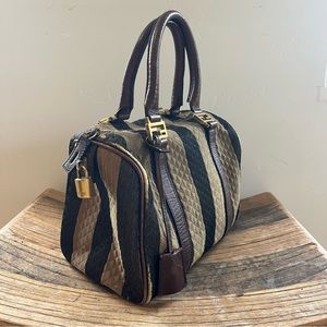 Vintage Authentic FENDI Boston Handbag